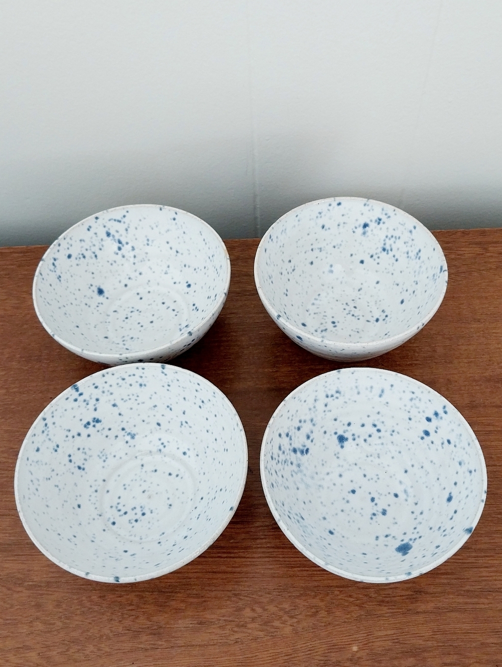 Set Of 4 Seagrove Pottery Prep Bowls - Picture 3 of 7